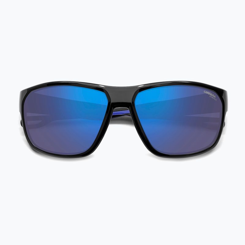 Carrera 4018/S schwarz blau/blau Multilayer Herren-Sonnenbrille 4