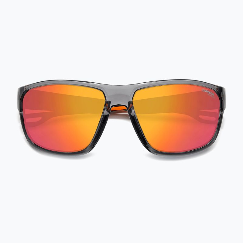 Carrera 4018/S grau-orange/rot mehrschichtige Herren-Sonnenbrille 4