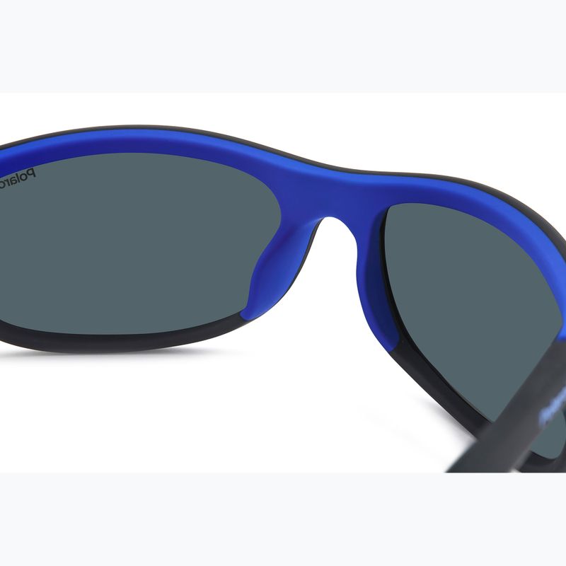 Polaroid PLD 2154/S mattschwarz blau/blau polarisierte Sonnenbrille 6