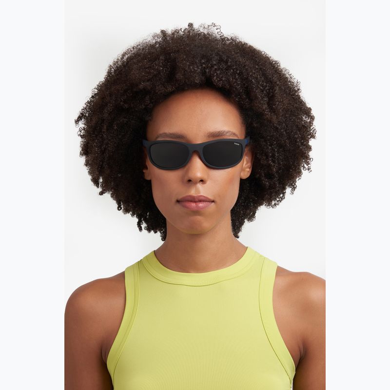 Polaroid PLD 2154/S mattschwarz blau/blau polarisierte Sonnenbrille 7