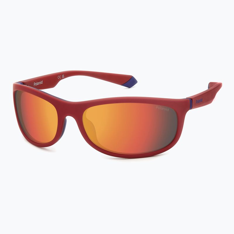 Polaroid PLD 2154/S matte rot/rote polarisierte Sonnenbrille mit mehreren Schichten 2