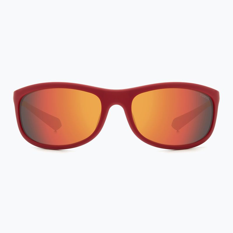 Polaroid PLD 2154/S matte rot/rote polarisierte Sonnenbrille mit mehreren Schichten 3
