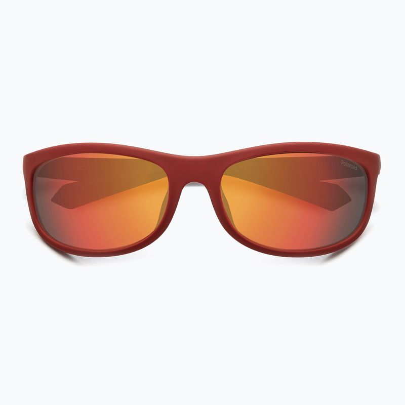 Polaroid PLD 2154/S matte rot/rote polarisierte Sonnenbrille mit mehreren Schichten 4