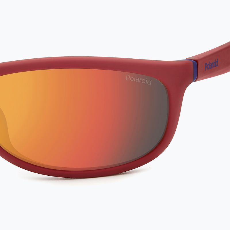 Polaroid PLD 2154/S matte rot/rote polarisierte Sonnenbrille mit mehreren Schichten 5