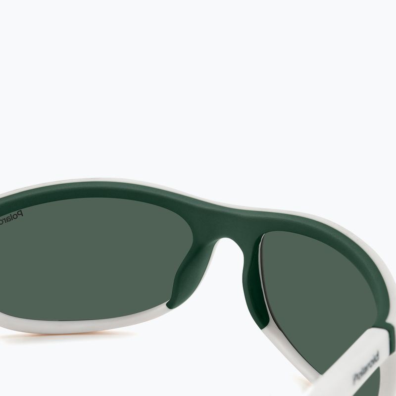 Polaroid PLD 2154/S matt weiß/grün polarisierte Sonnenbrille 6