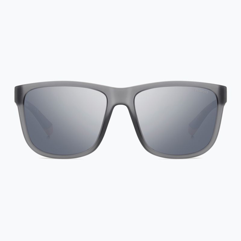 Polaroid PLD 2155/S matt grau/grau silber verspiegelte polarisierte Sonnenbrille für Herren 3