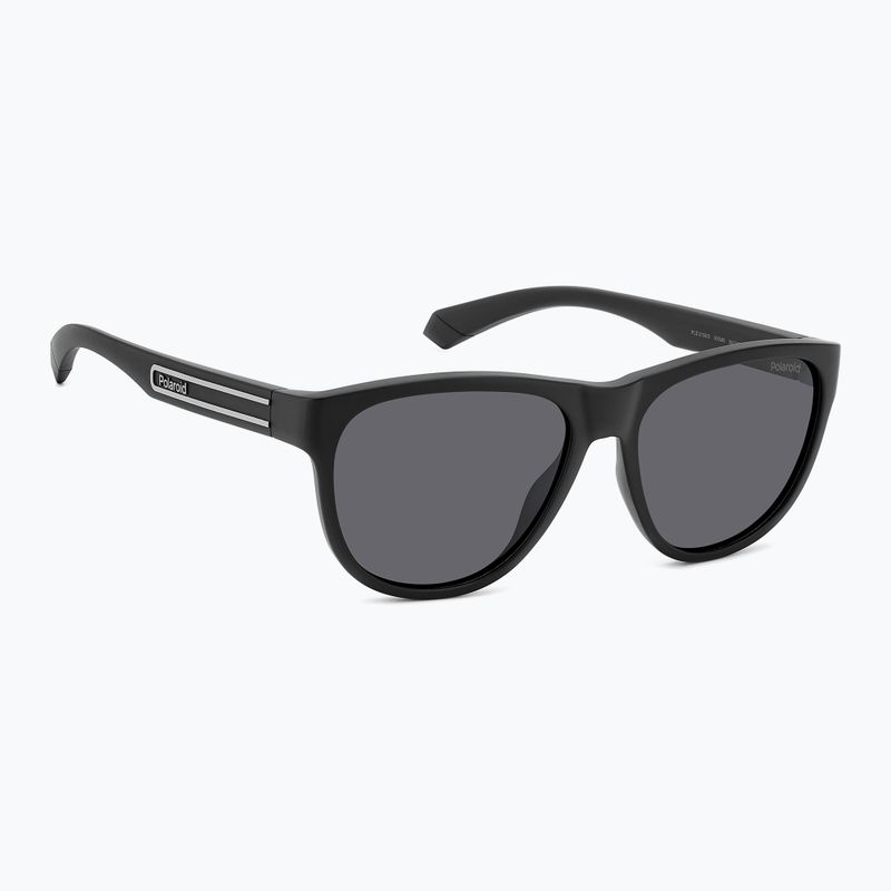Polaroid PLD 2156/S mattschwarz/grau polarisierte Sonnenbrille