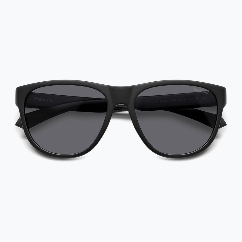 Polaroid PLD 2156/S mattschwarz/grau polarisierte Sonnenbrille 4
