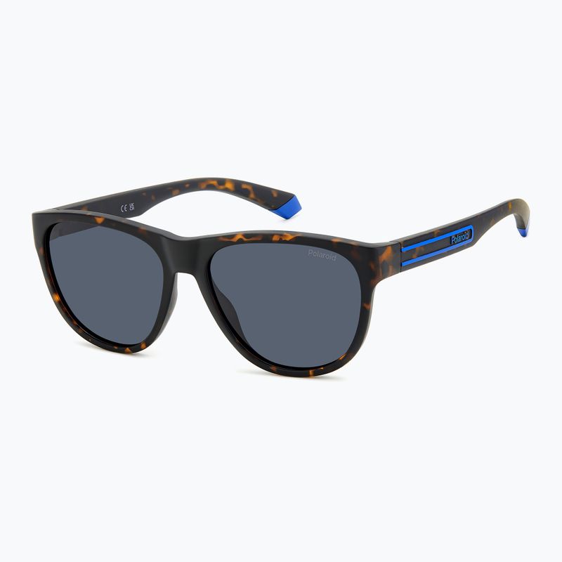 Polaroid PLD 2156/S matte braune havanna/blaue polarisierte Sonnenbrille 2