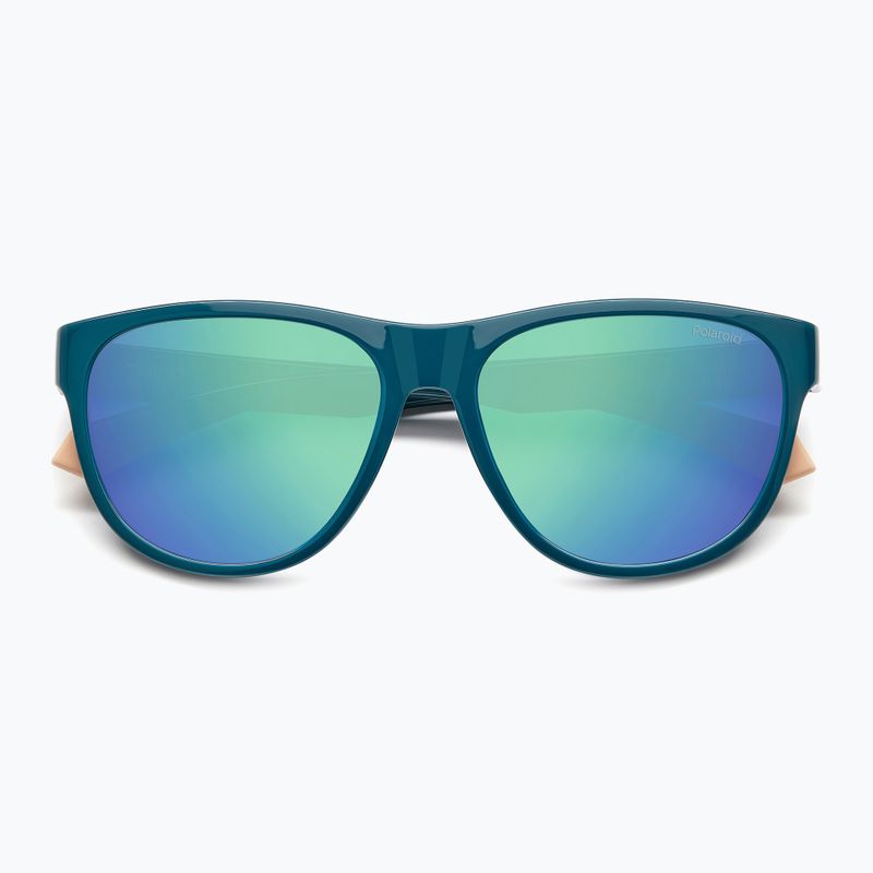 Polaroid PLD 2156/S teal/graugrün Spiegel polarisierte Sonnenbrille 4