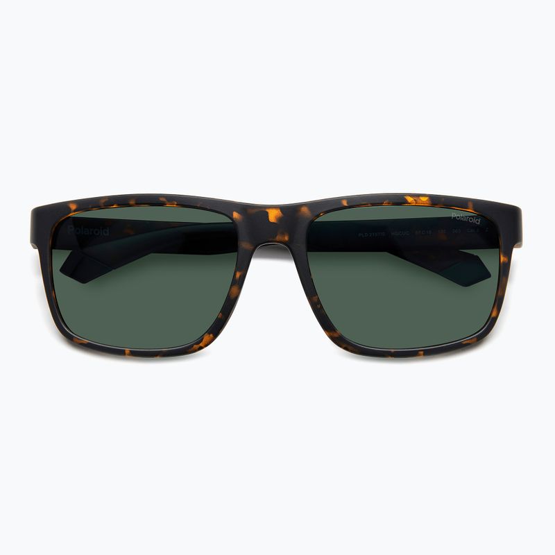 Polaroid PLD 2157/S matte braune Sonnenbrille havanna/grün polarisiert für Herren 4