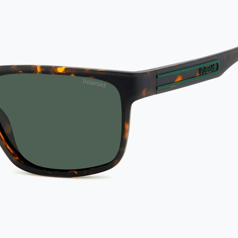 Polaroid PLD 2157/S matte braune Sonnenbrille havanna/grün polarisiert für Herren 5