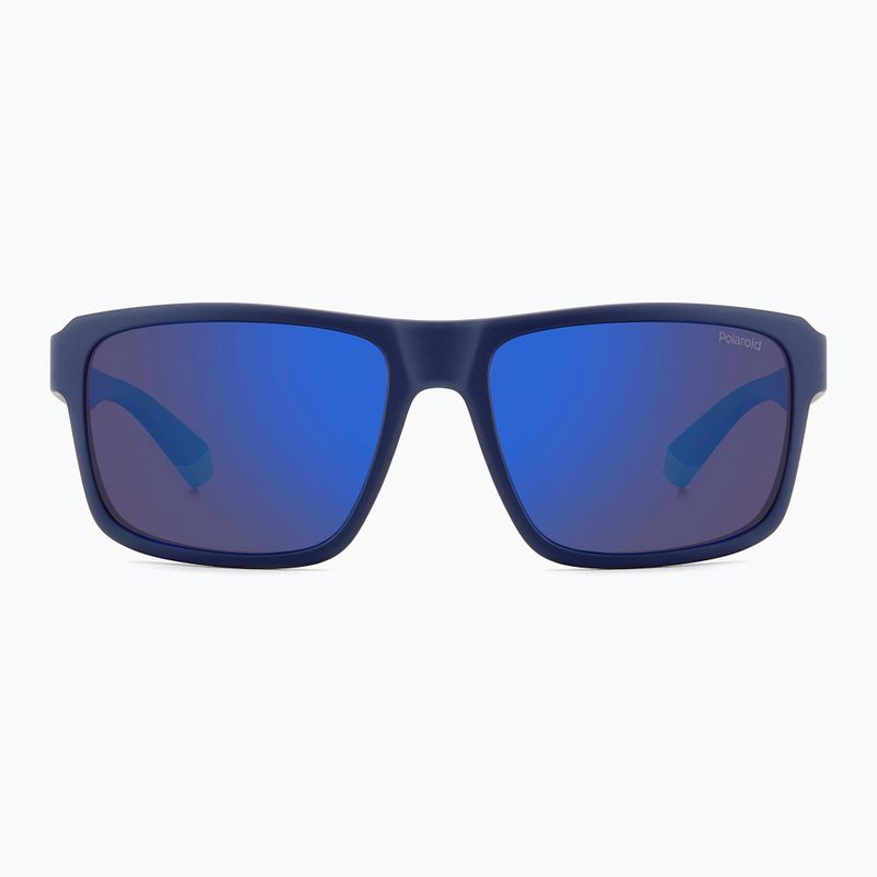 Polaroid PLD 2158/S matt blau/blauer Spiegel polarisierte Herren-Sonnenbrille 3