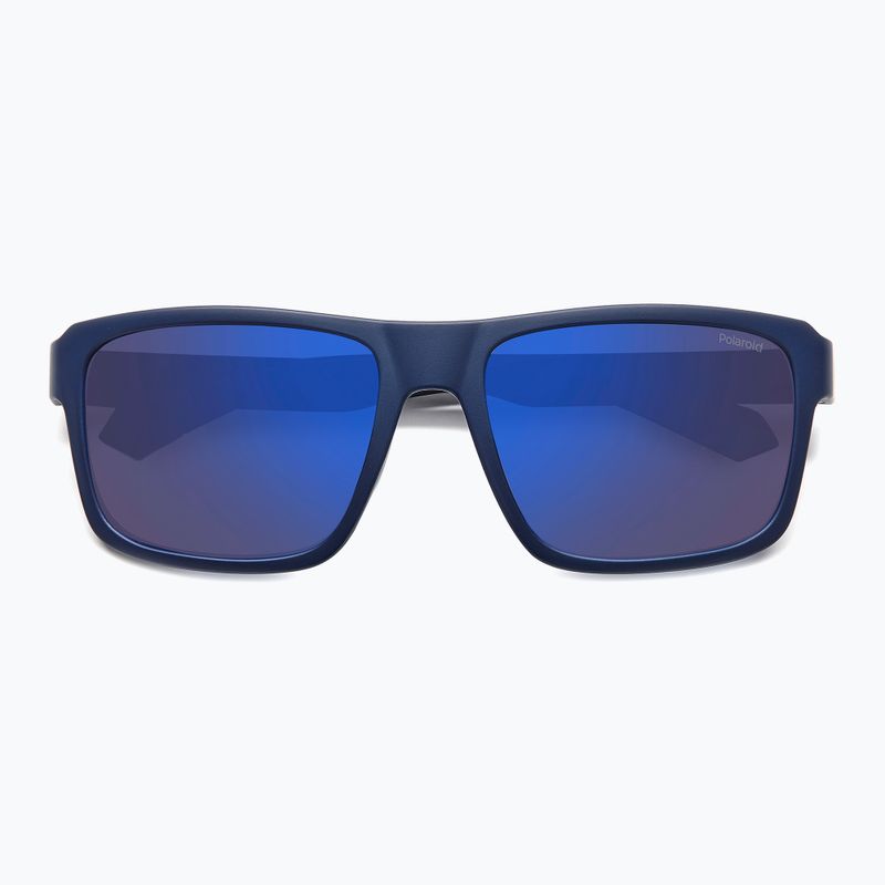 Polaroid PLD 2158/S matt blau/blauer Spiegel polarisierte Herren-Sonnenbrille 4