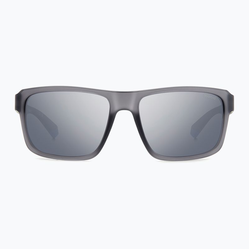 Polaroid PLD 2158/S matt grau/grau silber verspiegelte polarisierte Sonnenbrille für Herren 3