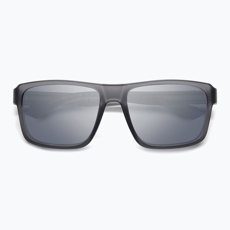 Polaroid PLD 2158/S matt grau/grau silber verspiegelte polarisierte Sonnenbrille für Herren 4