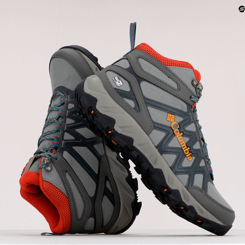 Damen-Trekkingstiefel Columbia Peakfreak X2 Mid Outdry 008 grau 1865181 10