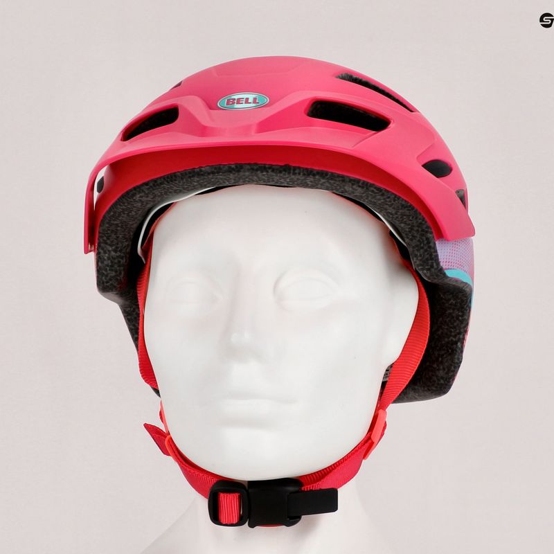 BELL Sidetrack Kinder Fahrradhelm rosa 7101816 9