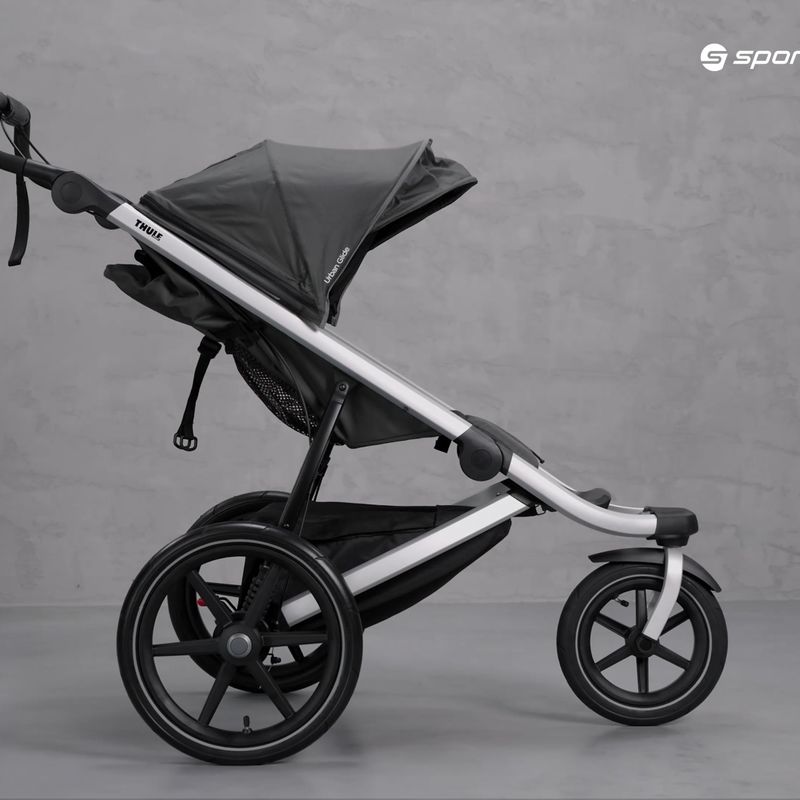 Thule Urban Glide 2 Kinder-Jogging-Kinderwagen grau 10101950 12