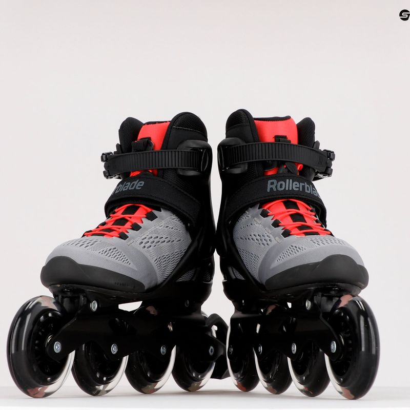 Damen Rollerblade Macroblade 90 grau-rosa Rollschuhe 07100500 A06 9