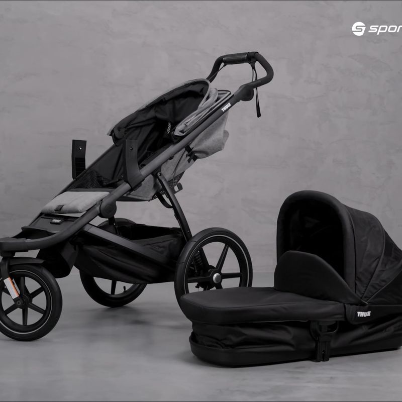 Thule Urban Glide 2 Jogging-Kinderwagen + Babytragetasche grau 10101965 15