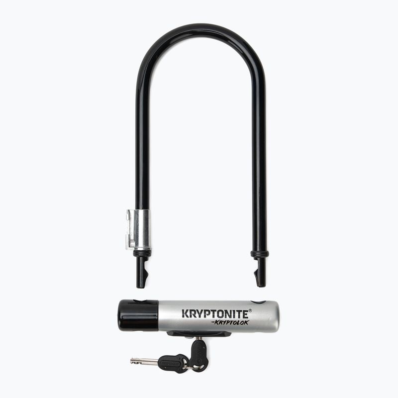 Kryptonite Kryptolok Standard Bügelschloss + Kryptoflex Kabel schwarz/grau Fahrradschloss 2
