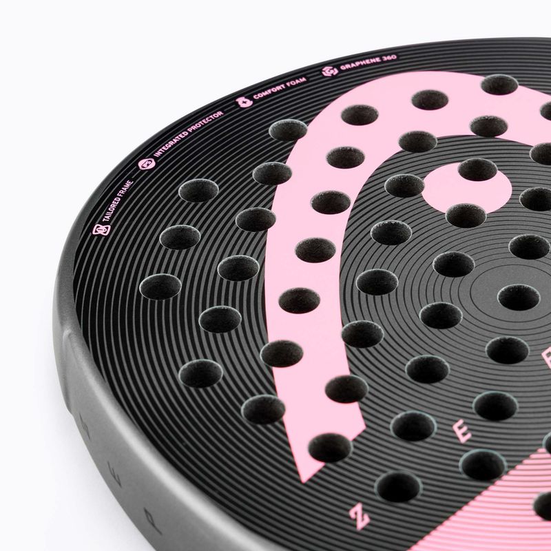 HEAD Graphene 360 Zephyr Paddelschläger schwarz/rosa 228211 6