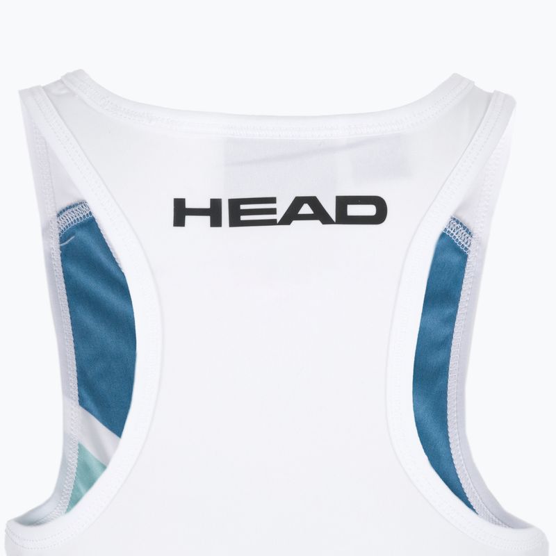HEAD Agility Kinder-Tennisshirt weiß und grün 816132