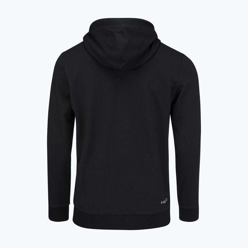 Herren Tennis Sweatshirt HEAD Club Byron Hoodie schwarz 811449BK 4