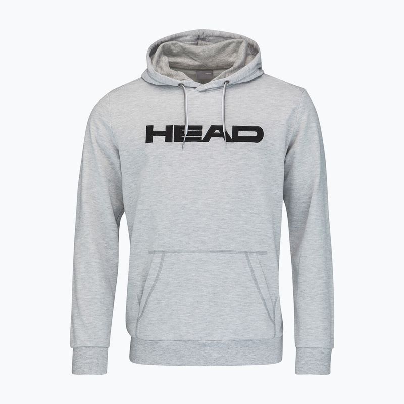 Herren Tennis Sweatshirt HEAD Club Byron Hoodie grau 811449GM