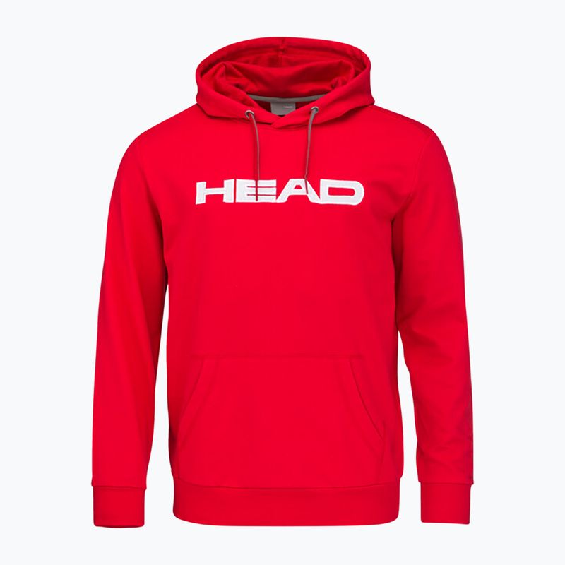 Herren Tennis Sweatshirt HEAD Club Byron Hoodie rot