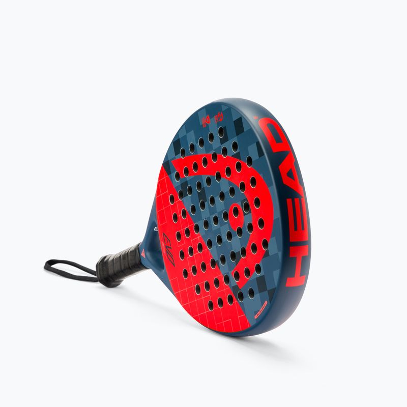 HEAD Evo Delta mit Cb grau-rot Paddelschläger 228280 2