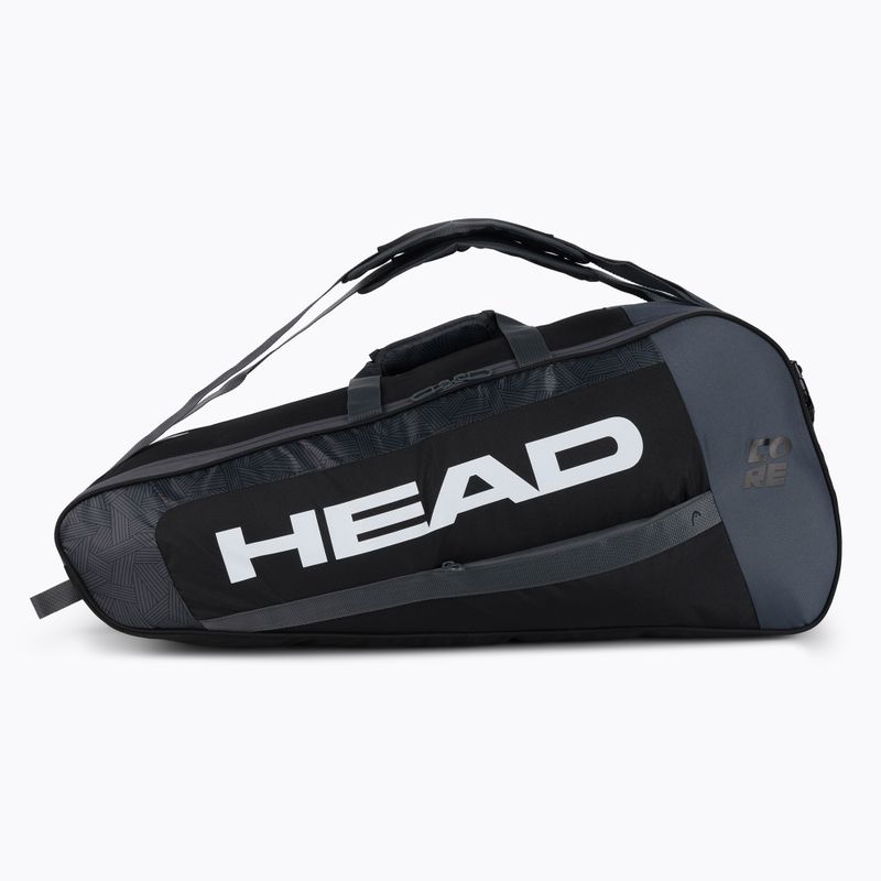 HEAD Core 6R Combi Tennistasche 50 l schwarz 283401 2