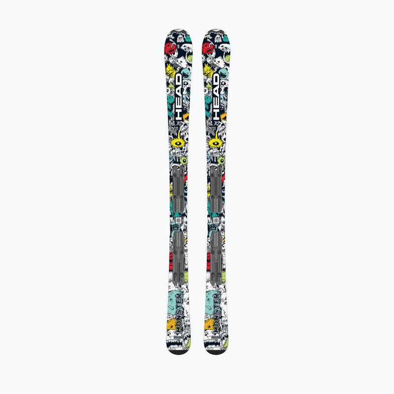 Kinder-Alpinski mit Bindung HEAD  Monster Easy JRS + Jrs 7.5 GW CA white/black 2