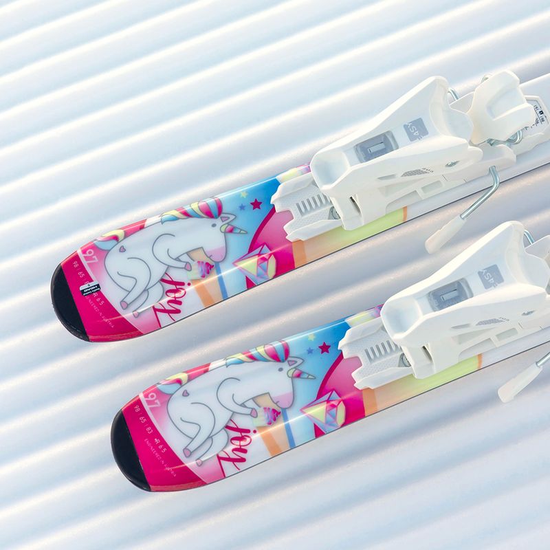 Kinderski HEAD Unicorn Easy JRS + Bindungen Jrs 4.5 GW CA white/pink 13