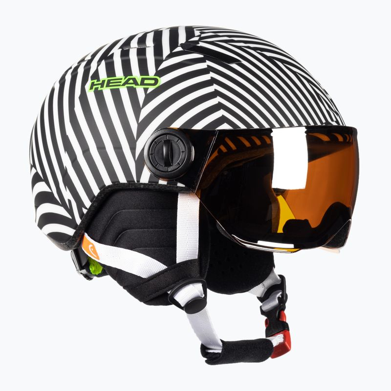 HEAD Mojo Visor S2 Kinderskihelm weiß und schwarz 328152