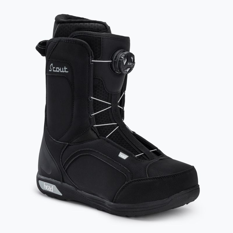 Herren Snowboardschuhe HEAD Scout LYT Boa Coiler schwarz 353312