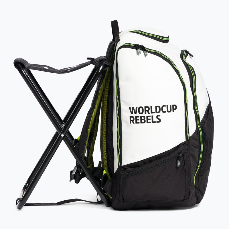 Kopf Rebels Coaches Ski Rucksack schwarz und weiß 383962 9