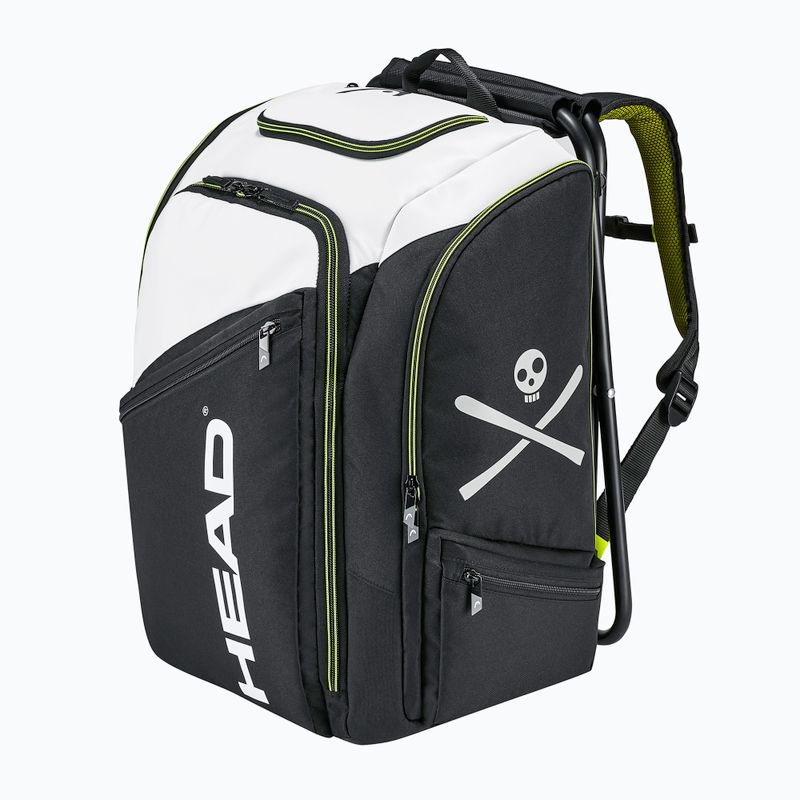 Kopf Rebels Coaches Ski Rucksack schwarz und weiß 383962 10