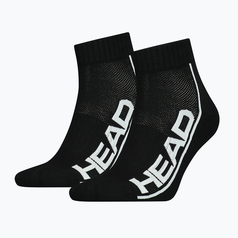 HEAD Socken Tennis 2P Stripe Quarter schwarz 811509BKW39