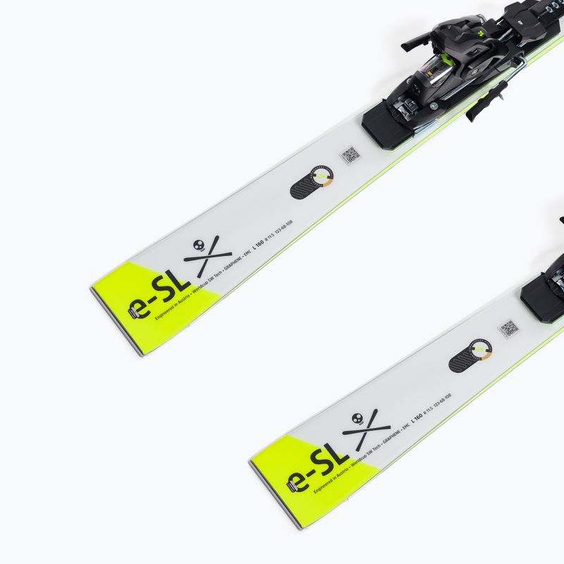 HEAD WC Rebels e-SL SW RP EVO 14+Freeflex 14 Abfahrtsski weiß 313202/100850 9