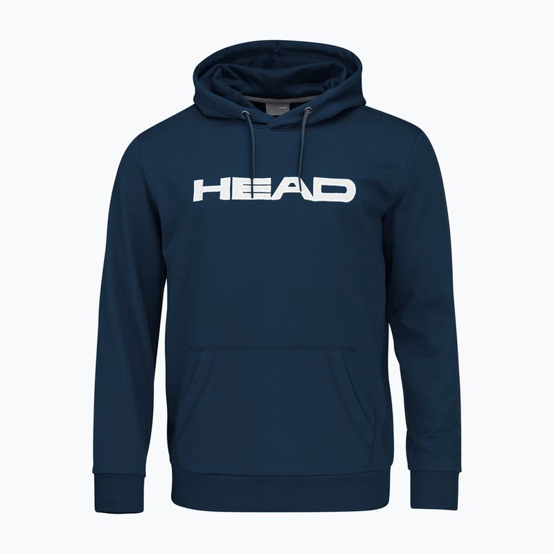 Herren Tennis Sweatshirt HEAD Club Byron Hoodie navy blau 811449NV