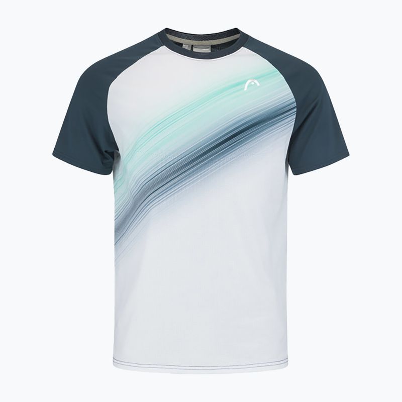 HEAD Performance Herren-Tennisshirt weiß und navy blau 811413NVXP
