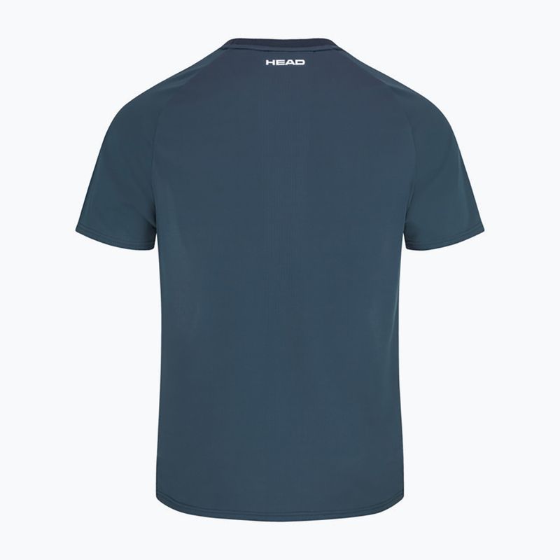 HEAD Performance Herren-Tennisshirt weiß und navy blau 811413NVXP 2