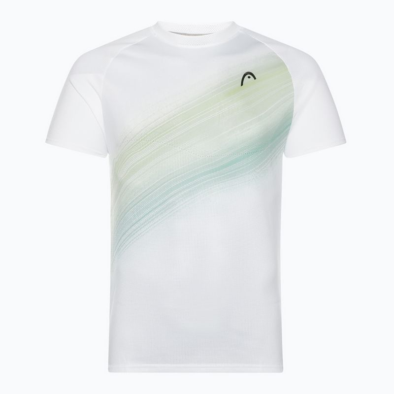 HEAD Performance Herren-Tennisshirt weiß und grün 811413WHXP