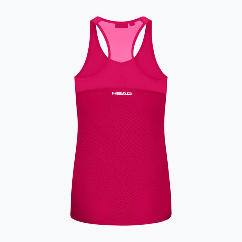 HEAD Damen Tennisshirt Spirit Tank Top rot 814683MU 2