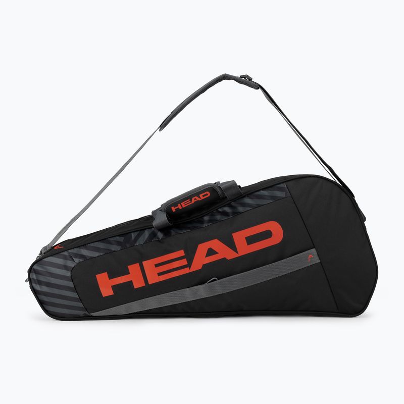 HEAD Base S Tennistasche schwarz-orange 261323