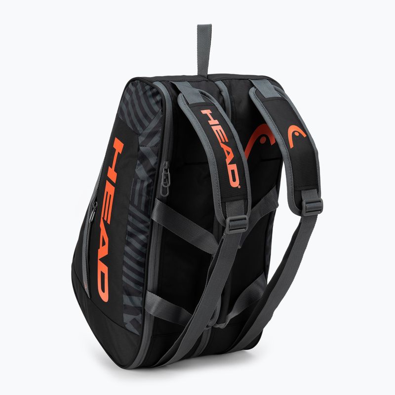 HEAD Base Padel Tasche M schwarz-orange 261343 4