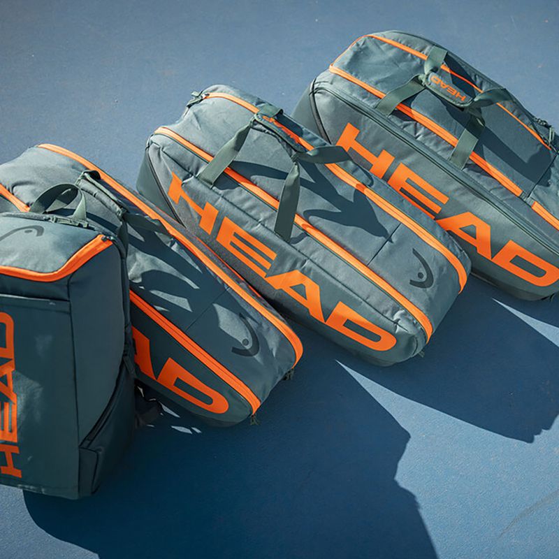 HEAD Pro Racquet XL Tennistasche 97 l dunkel Cyan/Fluo Orange 3