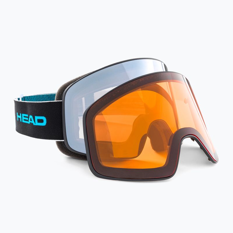 HEAD Horizon 5K Race Skibrille chrom/rd/orange